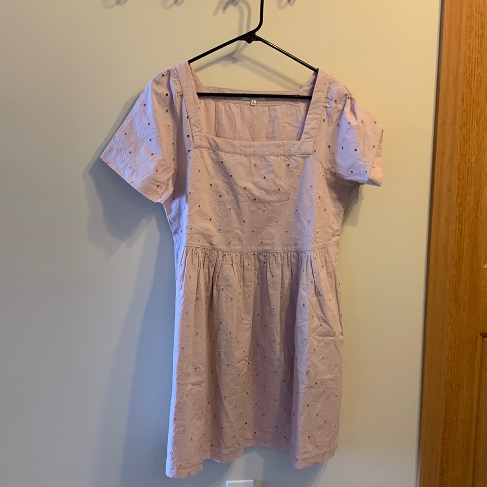 Madewell Eyelet Allie Mini Dress L